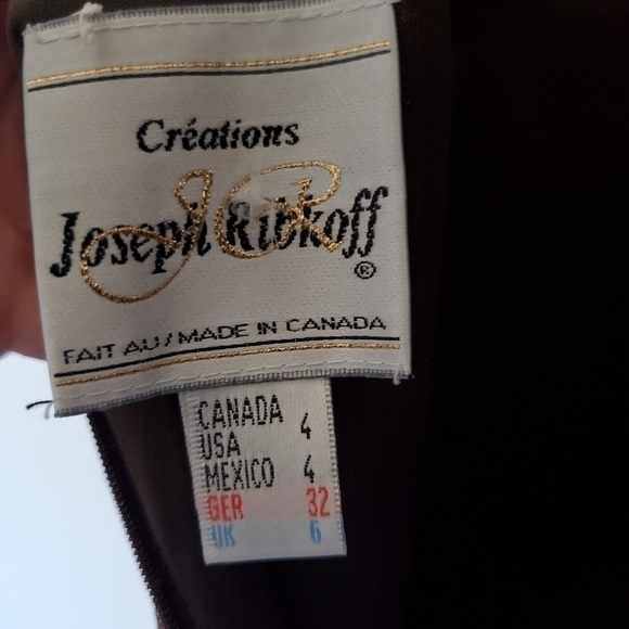 JOSEPH RIBKOFF vintage 90's crushed velvet  dress - Picture 9 of 12